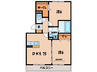 新川町駅 徒歩20分 3階の物件間取画像